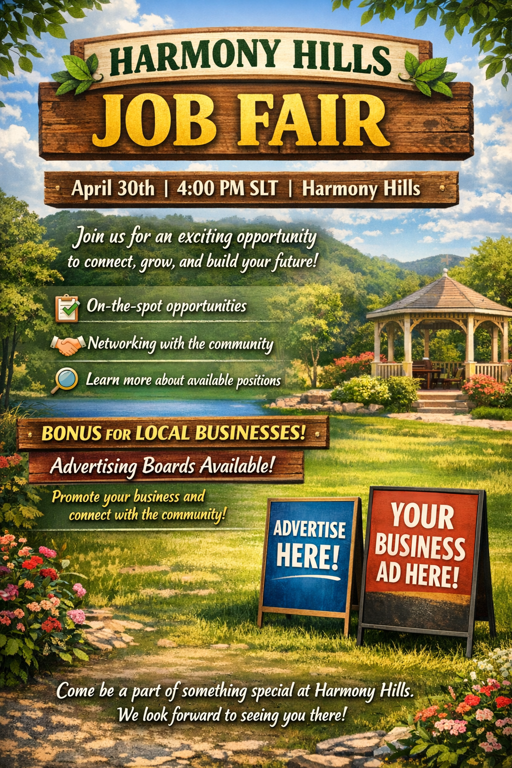 Harmony Hills Job Fair