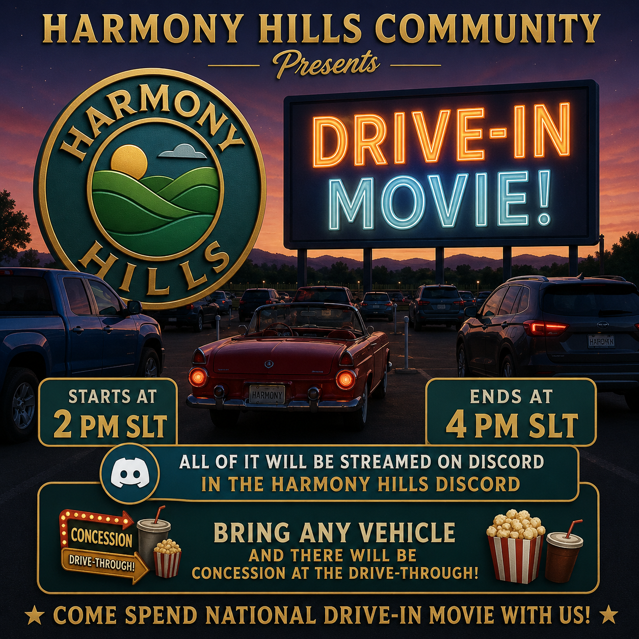 National Drive-in Movie Night