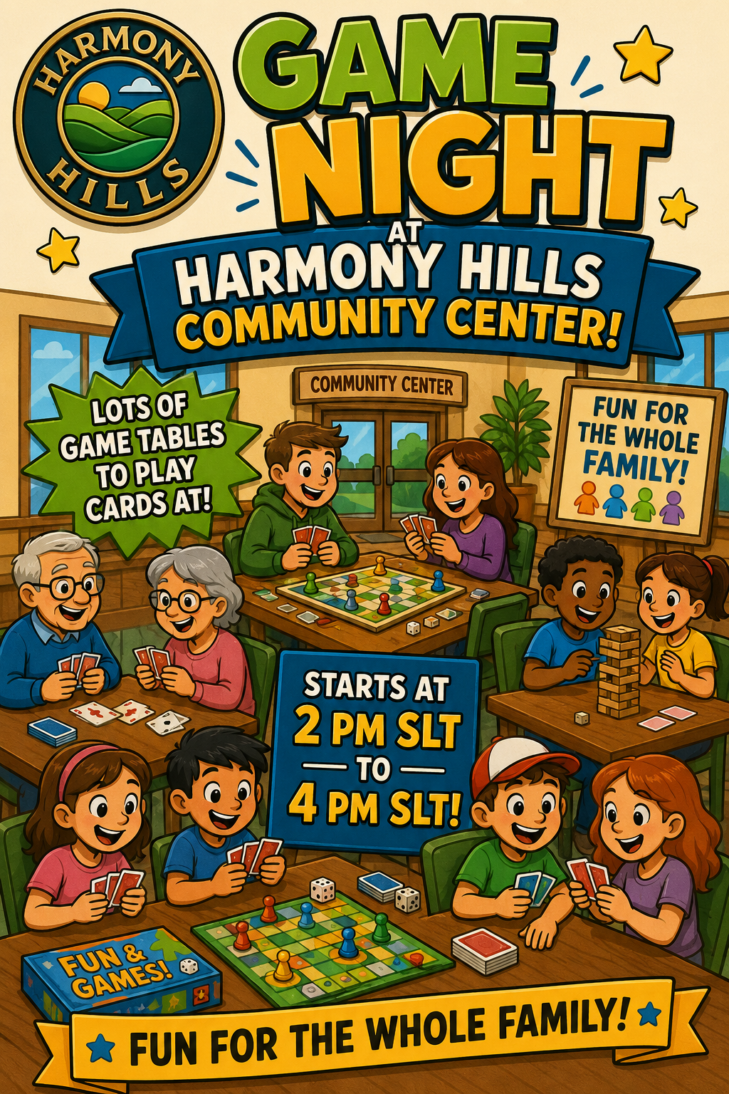 Game Night at The Community Centre