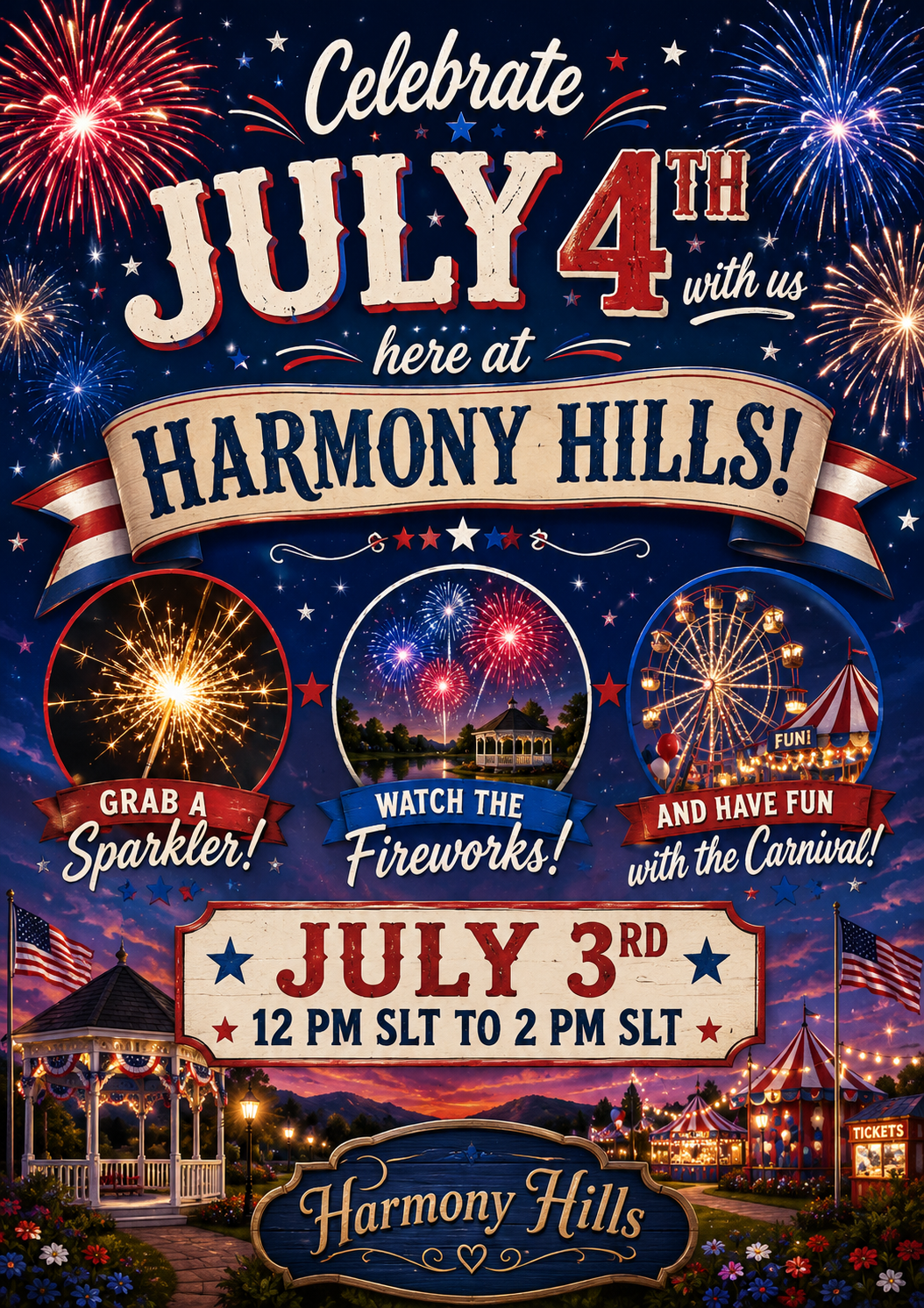 Celebrating 4th of July