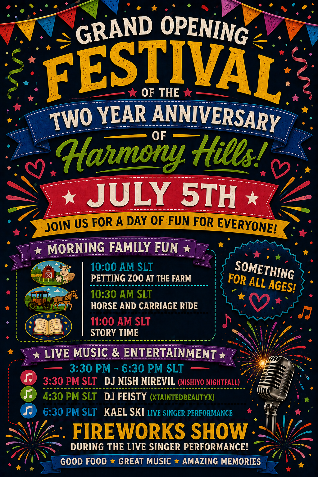 2 year Anniversary Opening