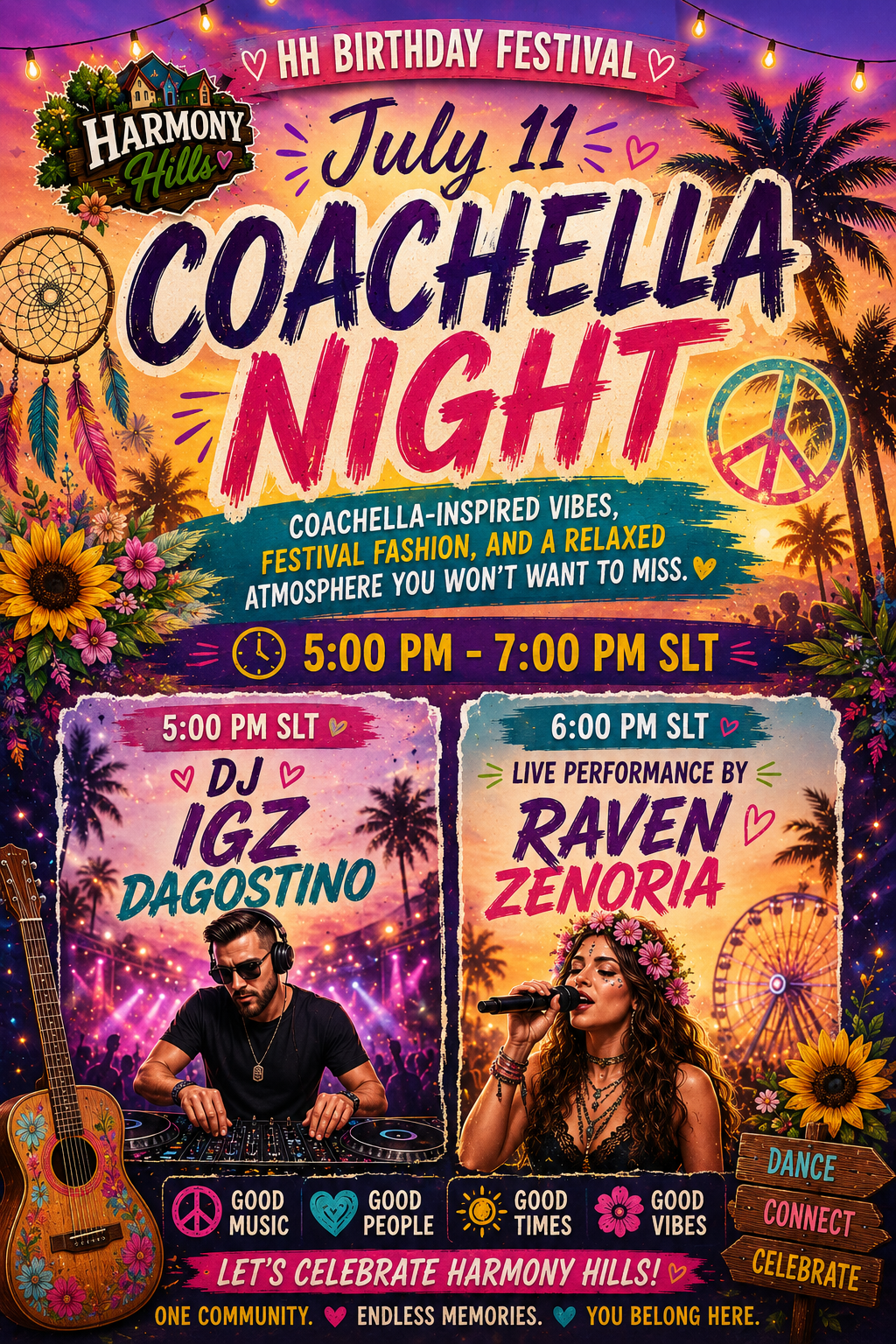 HH Birthday Festival - Coachella Night 