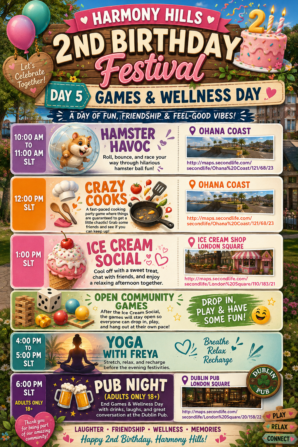 HH Birthday Festival - Games day 