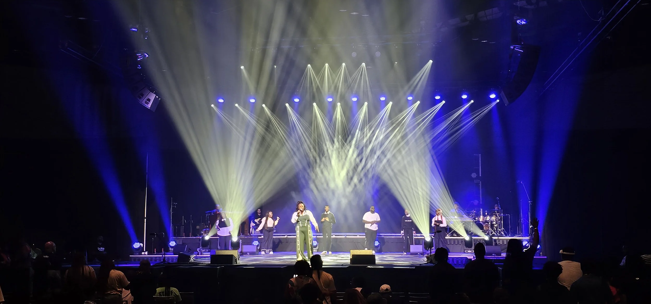 Large church youth event