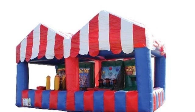 Double Inflatable Carnival Tent / 4 games 