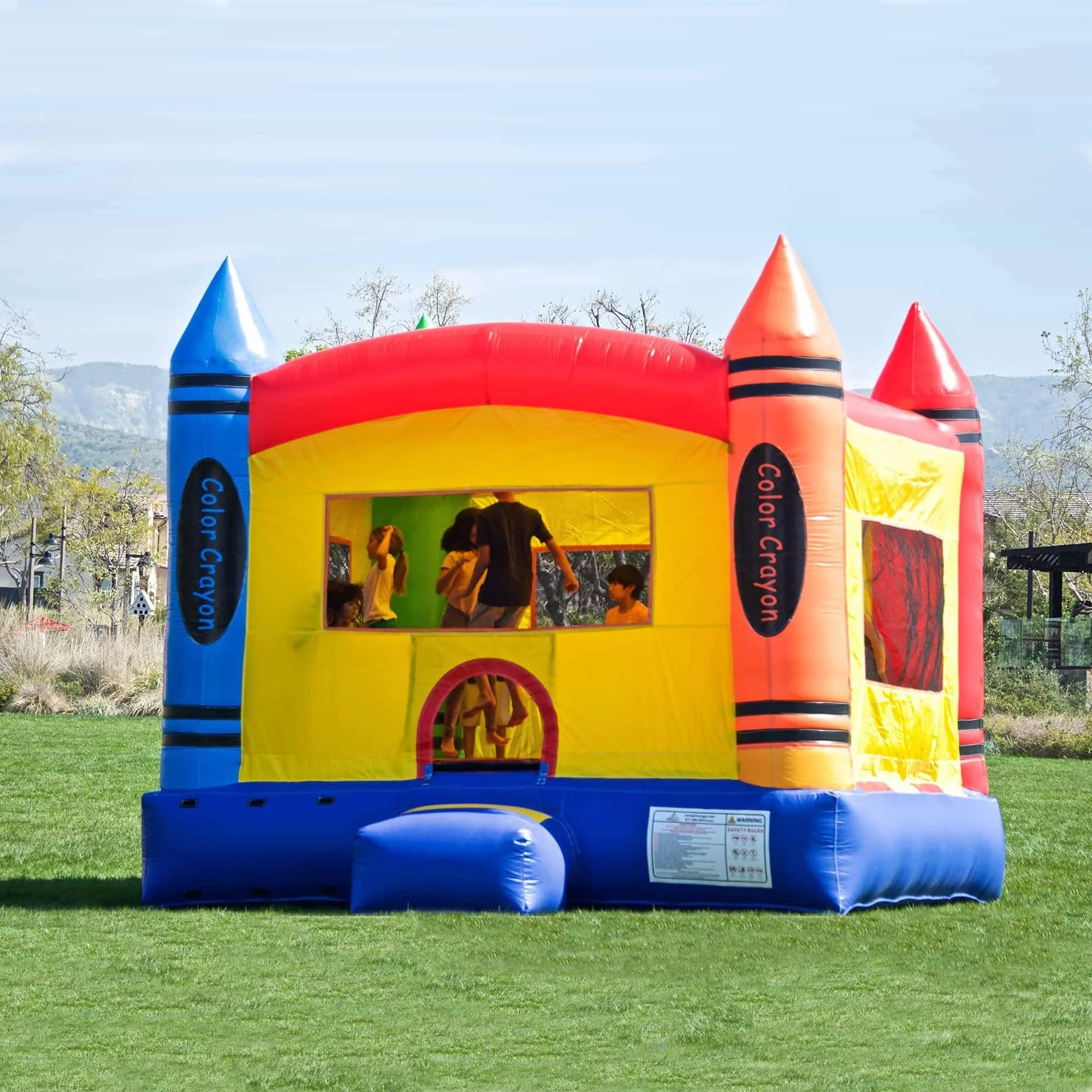 crayon Bounce house 