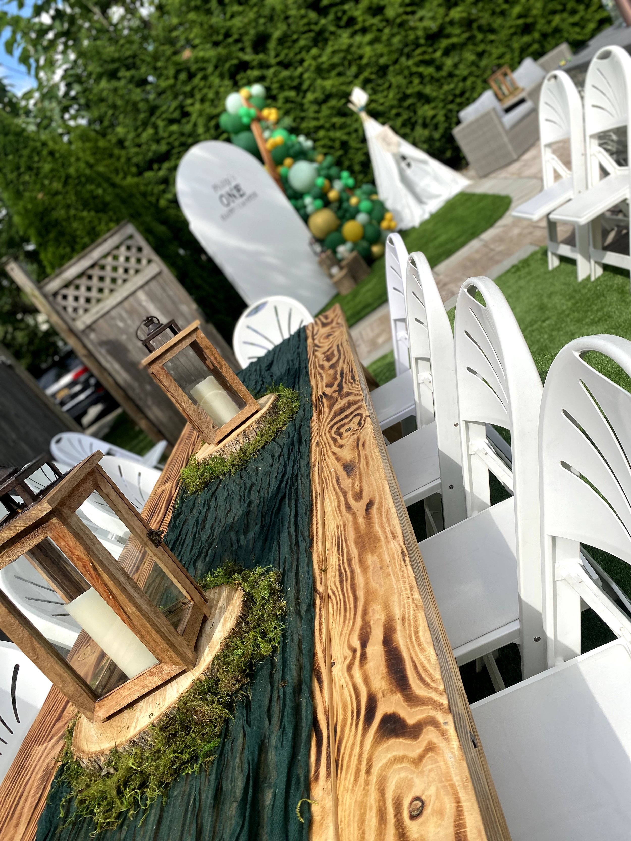 Wood Farm Table