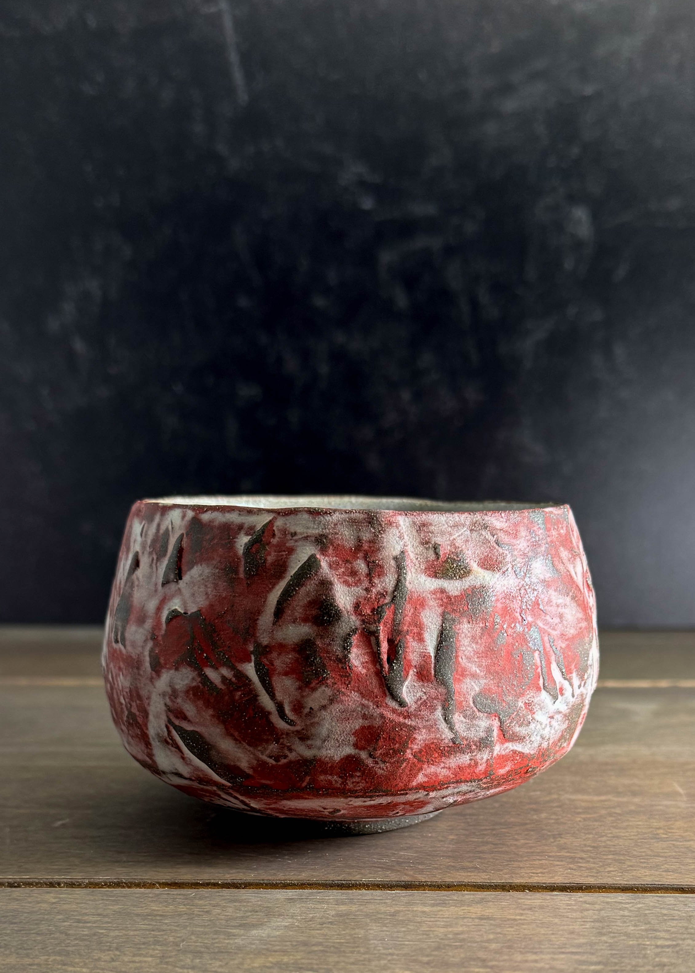 Fire + ice teabowl, angled 14oz