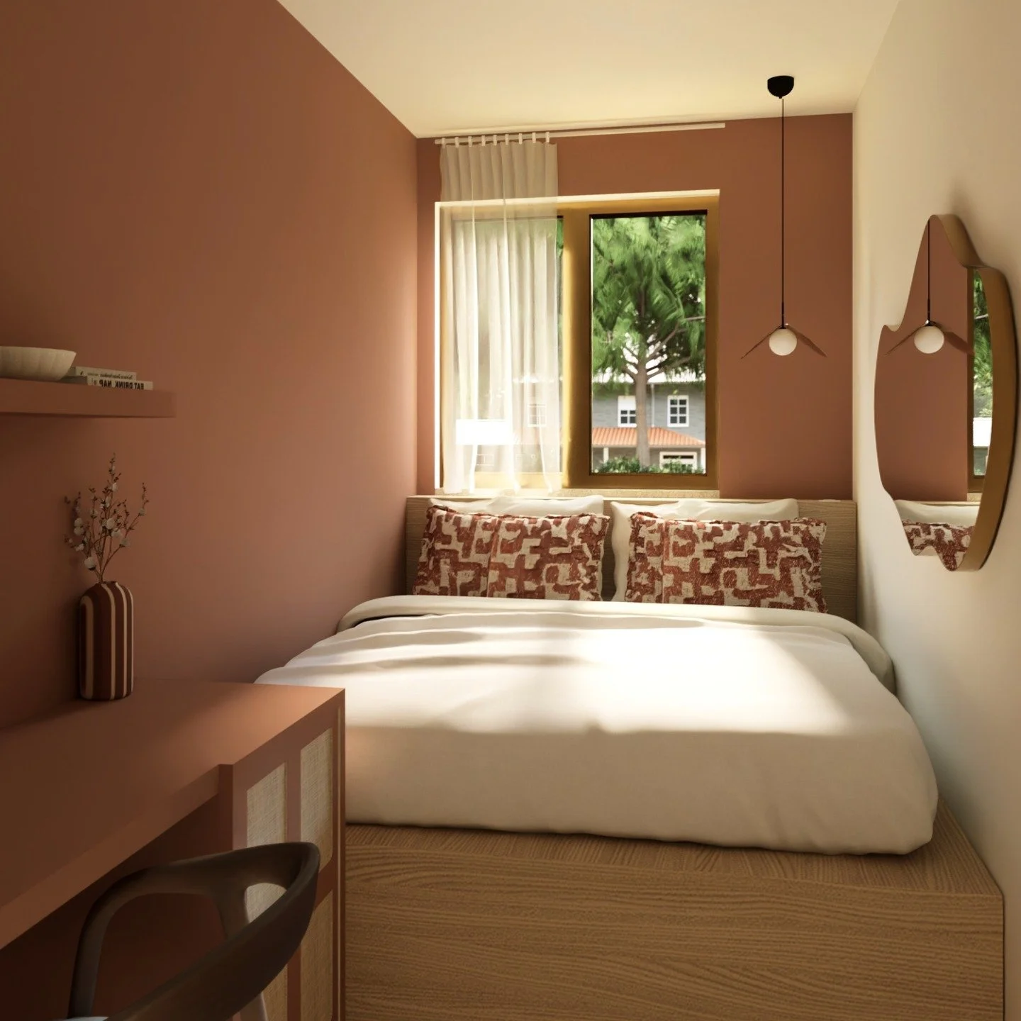 &bull; Projet Rivetoile &bull;

Un espace nuit simple et bien pens&eacute;.❤️

Un lit sur-mesure avec t&ecirc;te de lit et prises int&eacute;gr&eacute;es pour plus de confort, un coin bureau discret et un dressing agr&eacute;able au quotidien.

Dans 