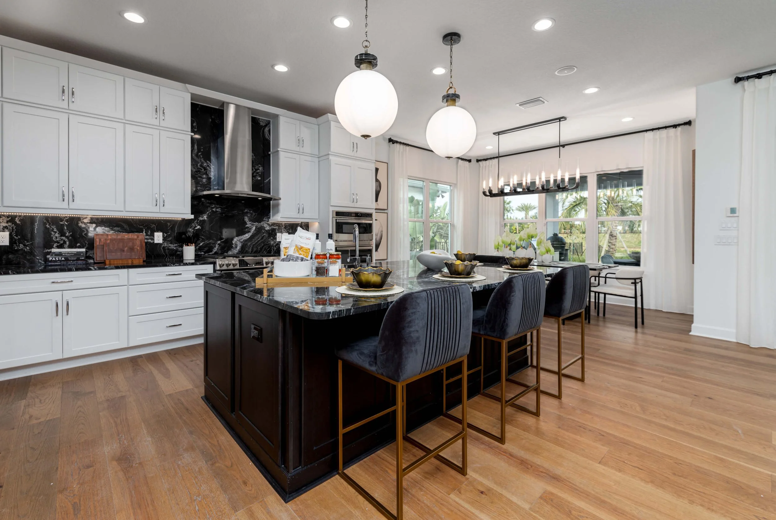 Kitchen - Black Countertop - Flash + Ambient - Clark Grant - Wesley Chapel, FL