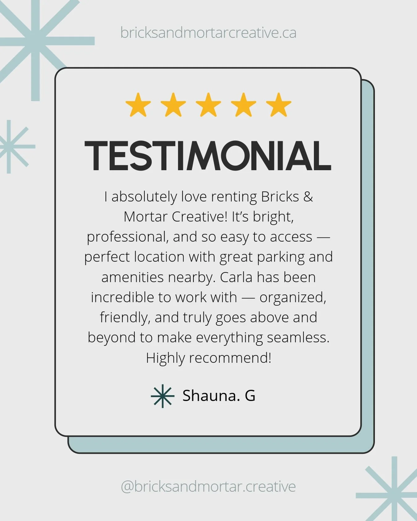 Grateful the creative community we have created. We love creating a space that feels bright, seamless, and inspiring for every project and event.