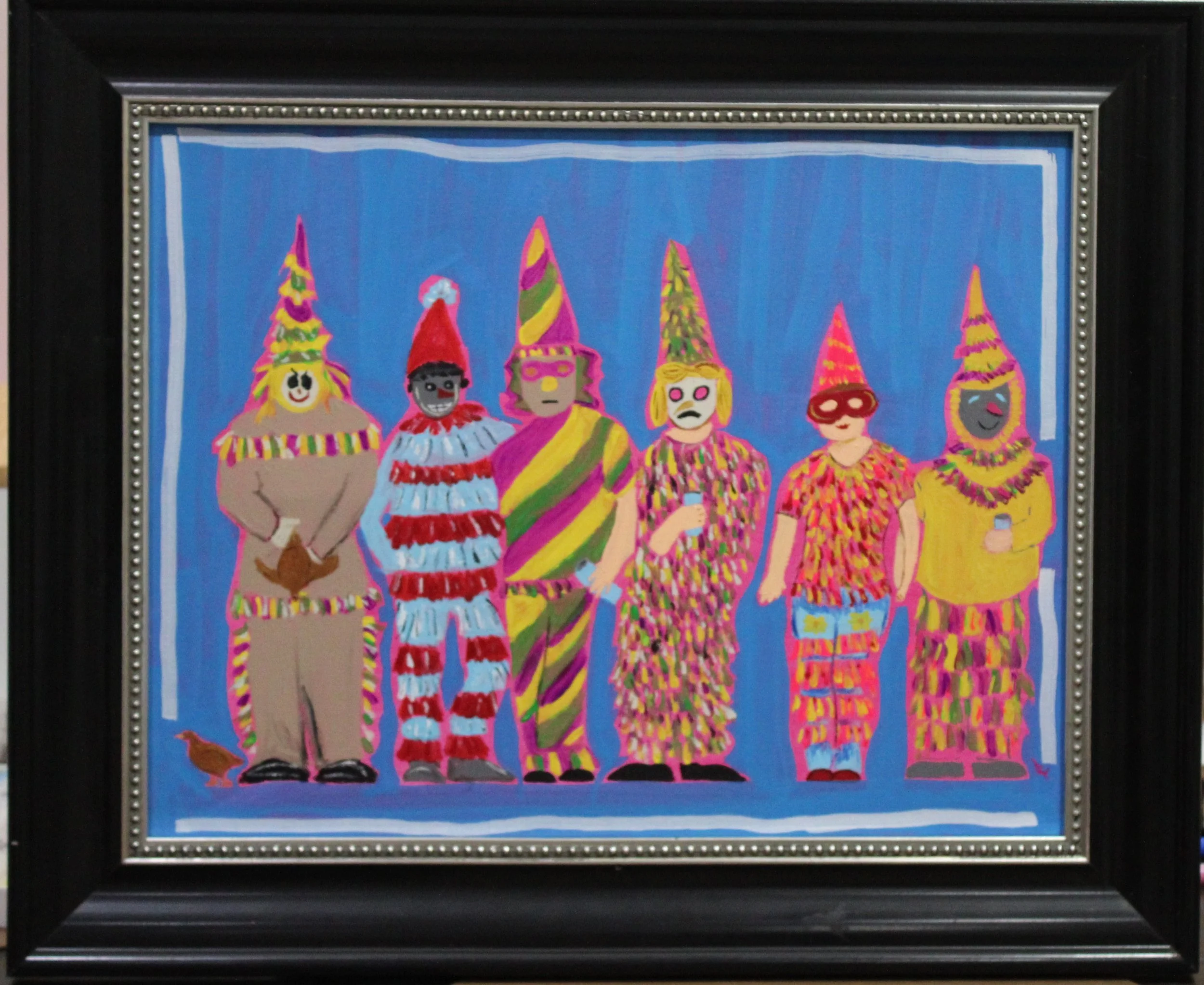 FRAMED Cajun Mardi Gras THE CREW 2.JPG