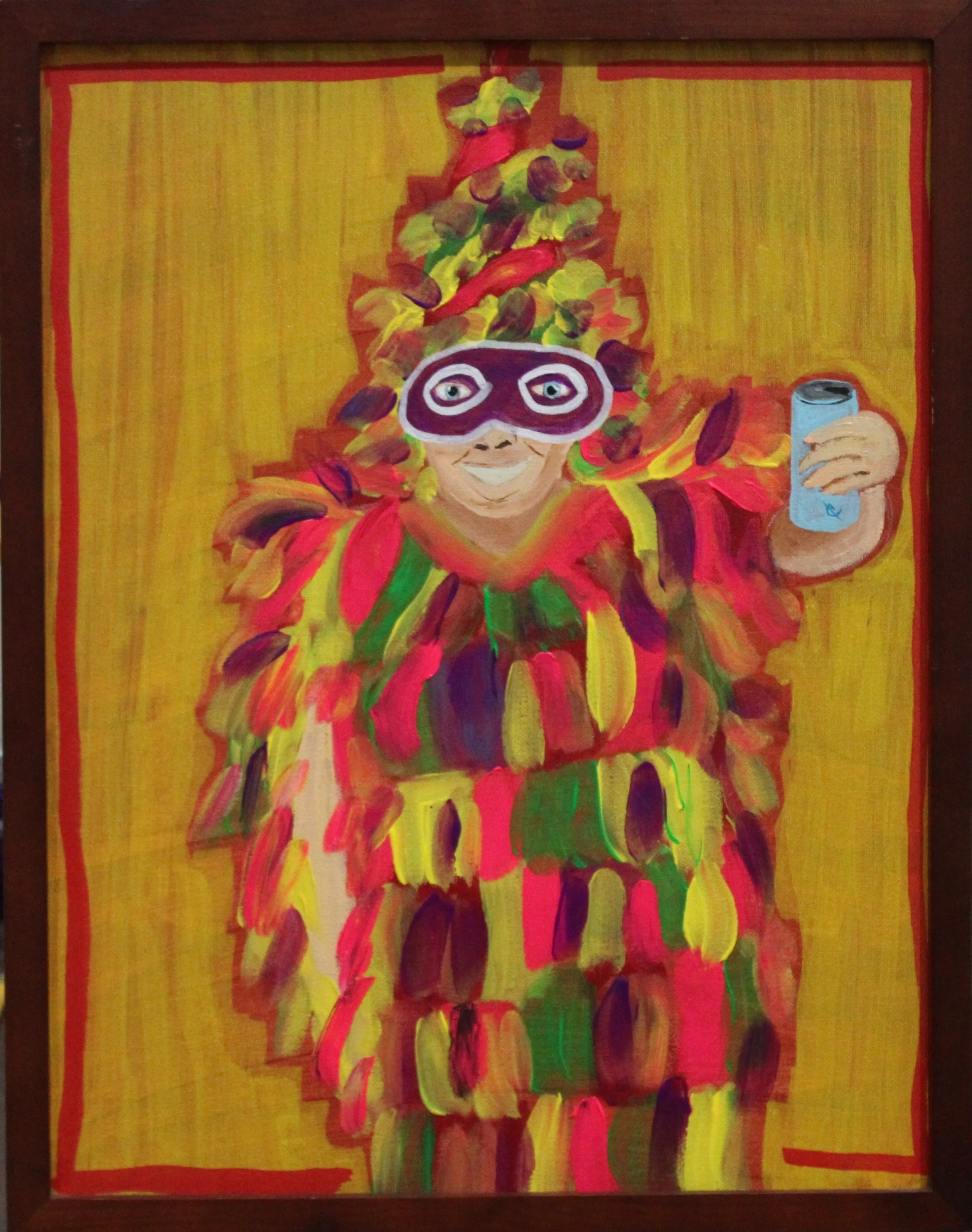 FRAMED Cajun Mardi Gras CAPUCHON CHEERS.JPG