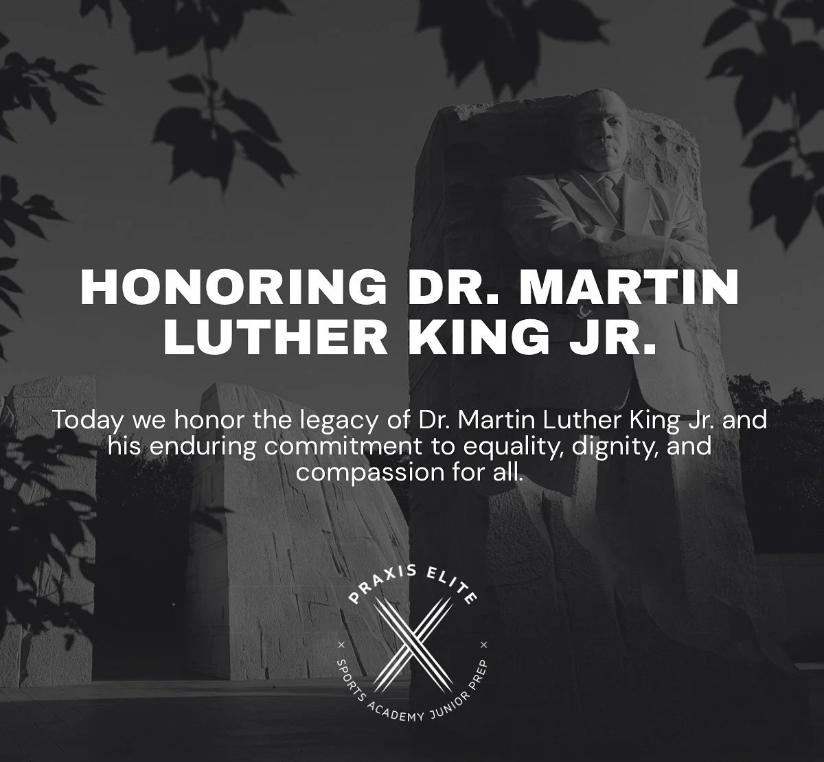 Today we honor the legacy of Dr. Martin Luther King Jr. and his enduring commitment to equality, dignity, and compassion for all.