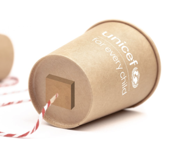 String telephones, which are simply two paper cups attached by a string, are a universal toy that allows kids to pretend they