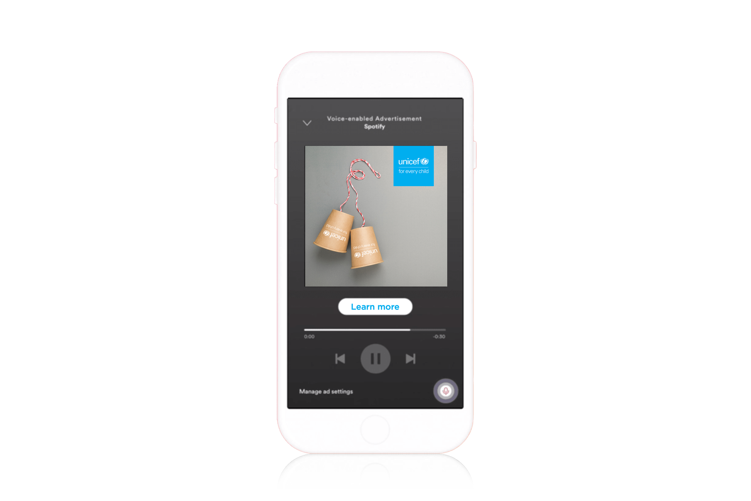The same audio that you can hear in our Out of Home ads will be used as Spotify ads for even more to hear.