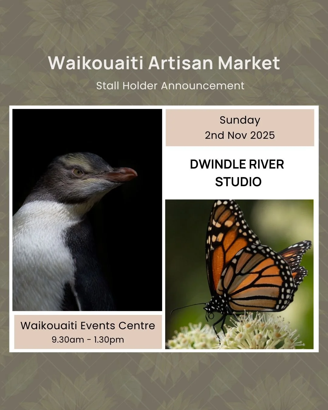 ✨ Stall Announcement &ndash; @dwindleriver ✨

#waikouaitimarket #otagoartisanmarket #otagoartisans