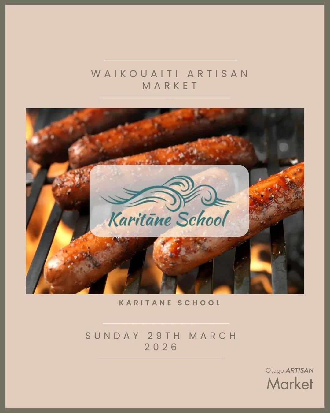 A BBQ with a story worth sharing.

Karitane School is joining us on Sunday 29 March to raise funds for their 150th Jubilee. Their mission is to plant 150 trees on their school grounds. Every sausage you buy helps make that happen.

Come along and sup