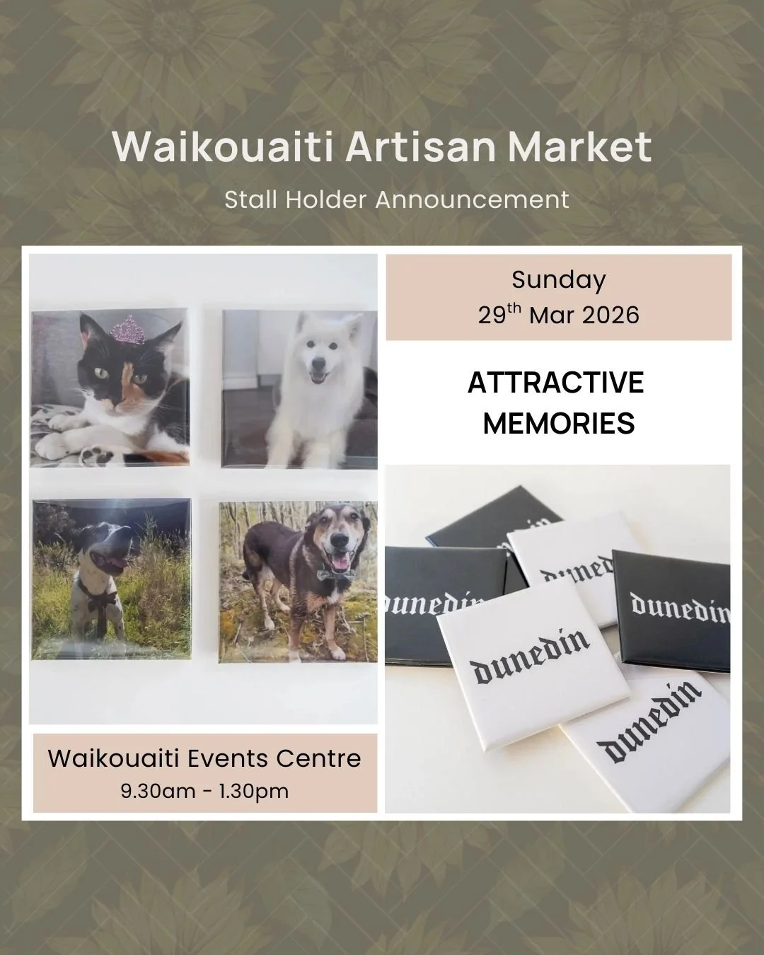✨ Stall Announcement &ndash; @attractivememories.nz ✨