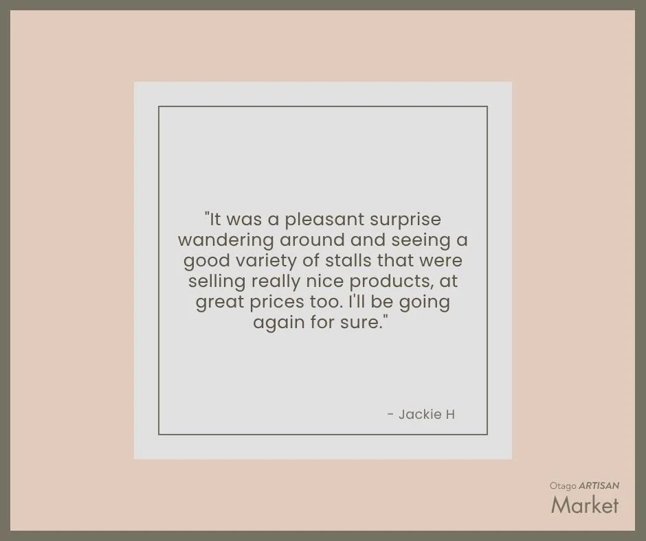 This landed in our comments after the May market, and it made our day 😊
Come and see what Jackie means at the June market. 

𝐒𝐮𝐧𝐝𝐚𝐲 𝟕 𝐉𝐮𝐧𝐞 | 𝟗.𝟑𝟎𝐚𝐦 𝐭𝐨 𝟏.𝟑𝟎𝐩𝐦 | 𝐖𝐚𝐢𝐤𝐨𝐮𝐚𝐢𝐭𝐢 𝐄𝐯𝐞𝐧𝐭𝐬 𝐂𝐞𝐧𝐭𝐫𝐞