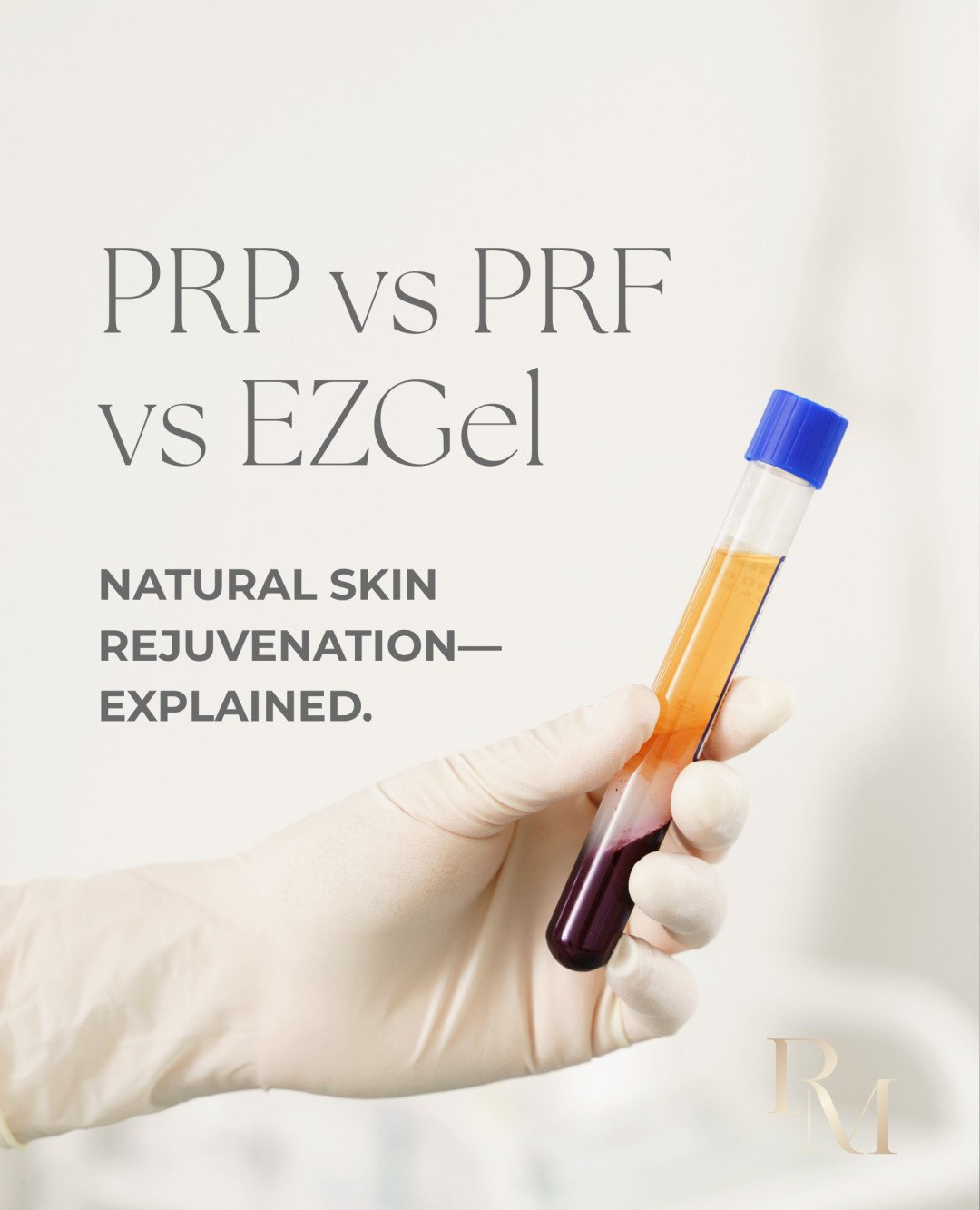 🩸 It all starts with your own blood. But the results? Totally customizable.

Here&rsquo;s the glow-down:
&bull; PRP = instant boost of growth factors for radiance
&bull; PRF = slower release, long-lasting collagen production
&bull; EZGel = plasma + 