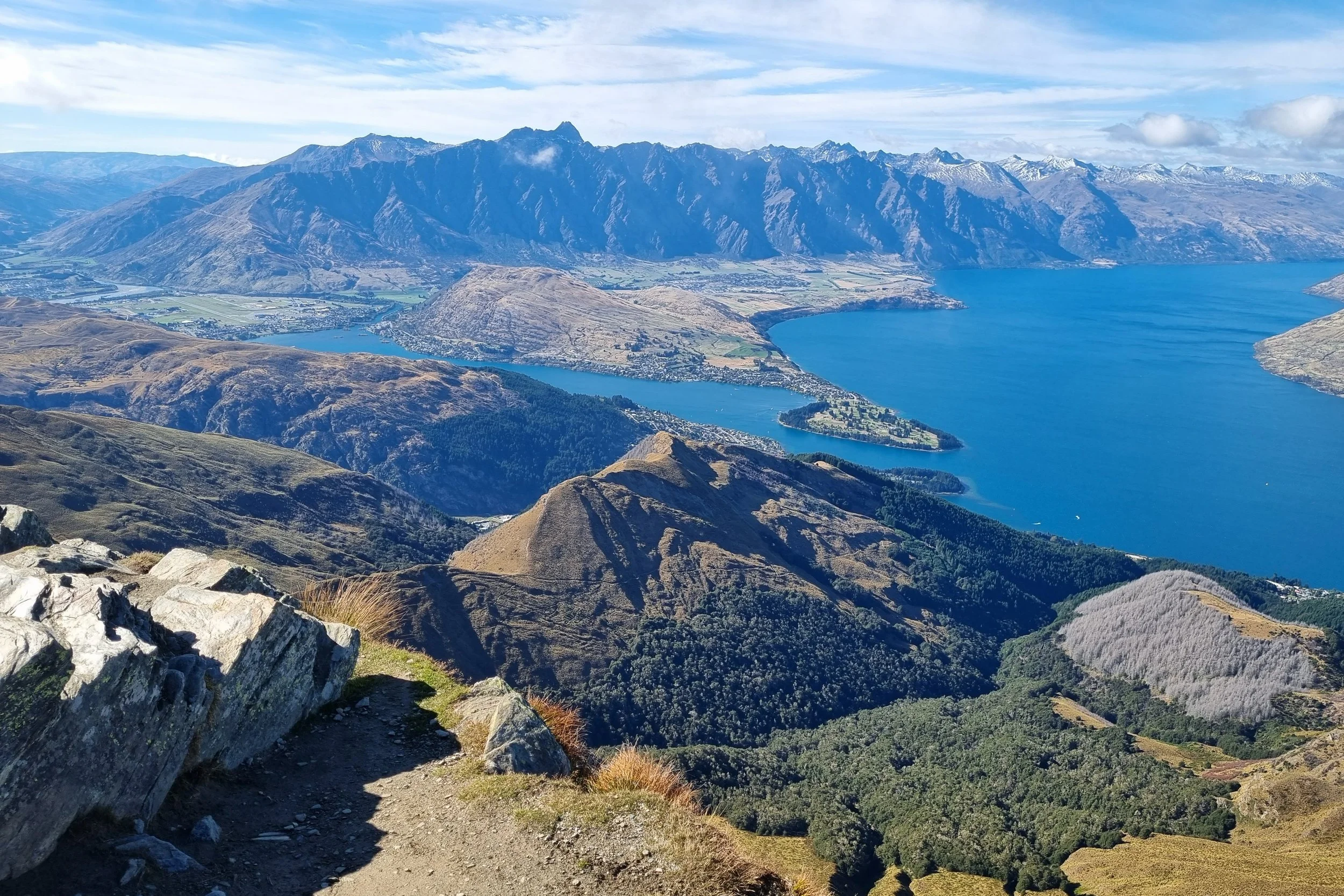 Photo of land and bodies of water within the Southern Lakes Sanctuary.
