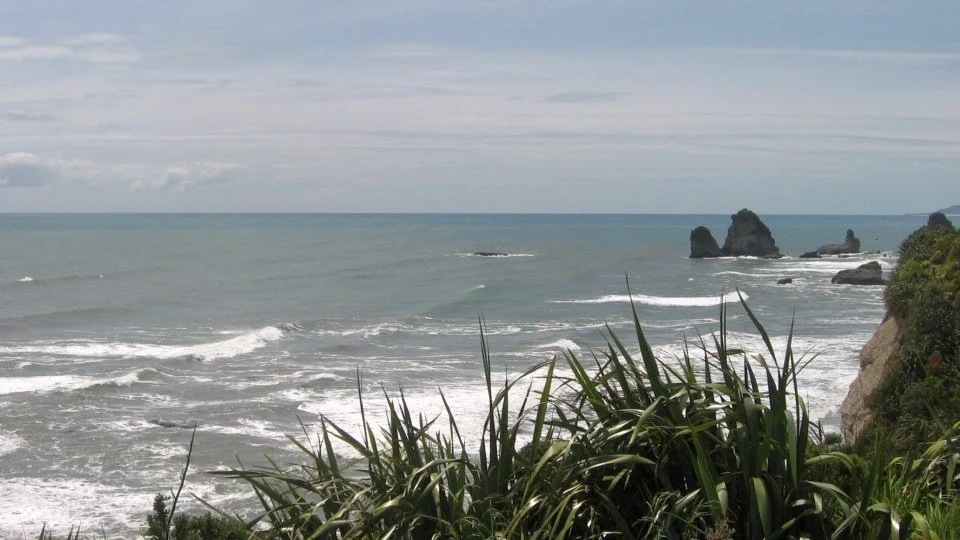 Rugged coastline.