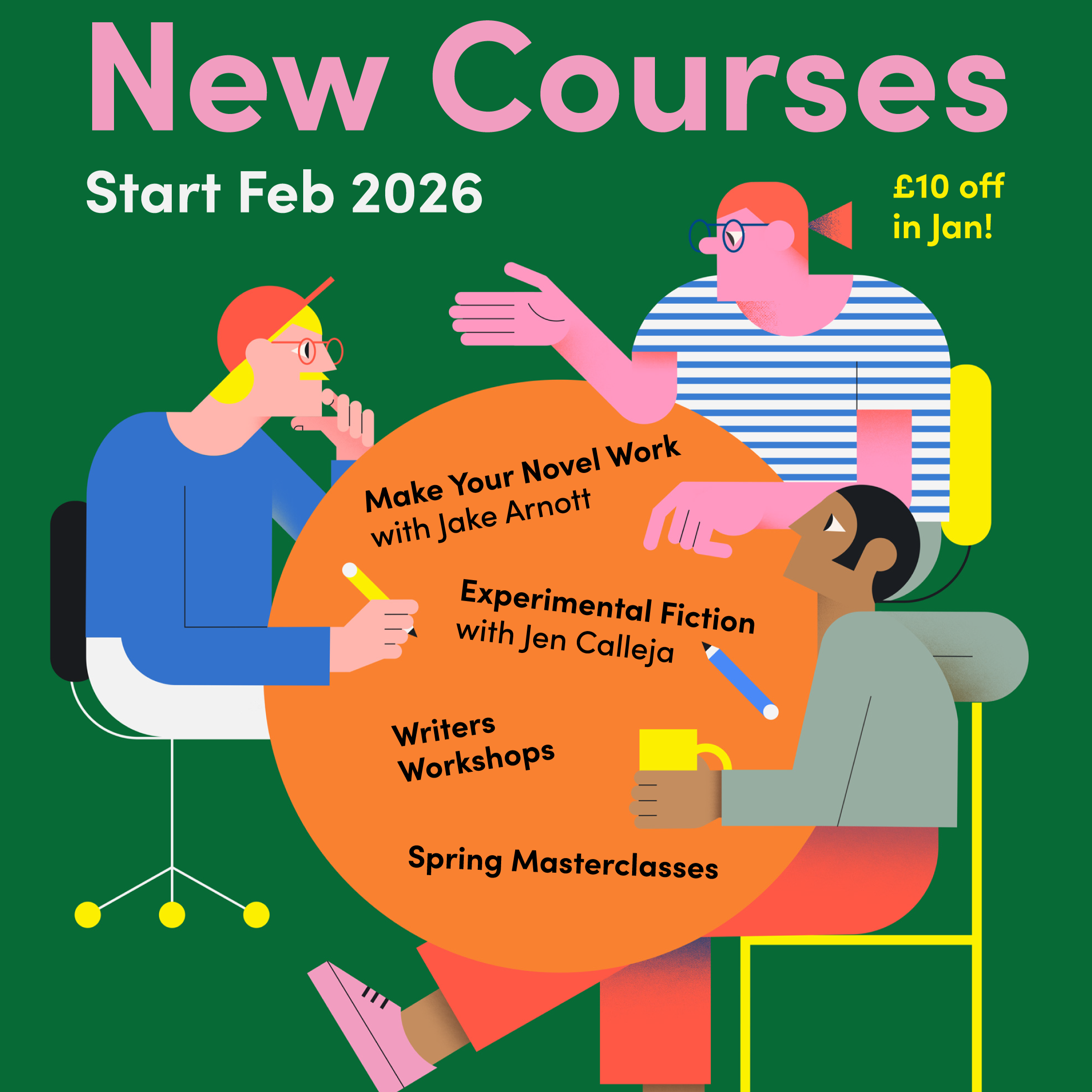 New courses and workshops now booking!