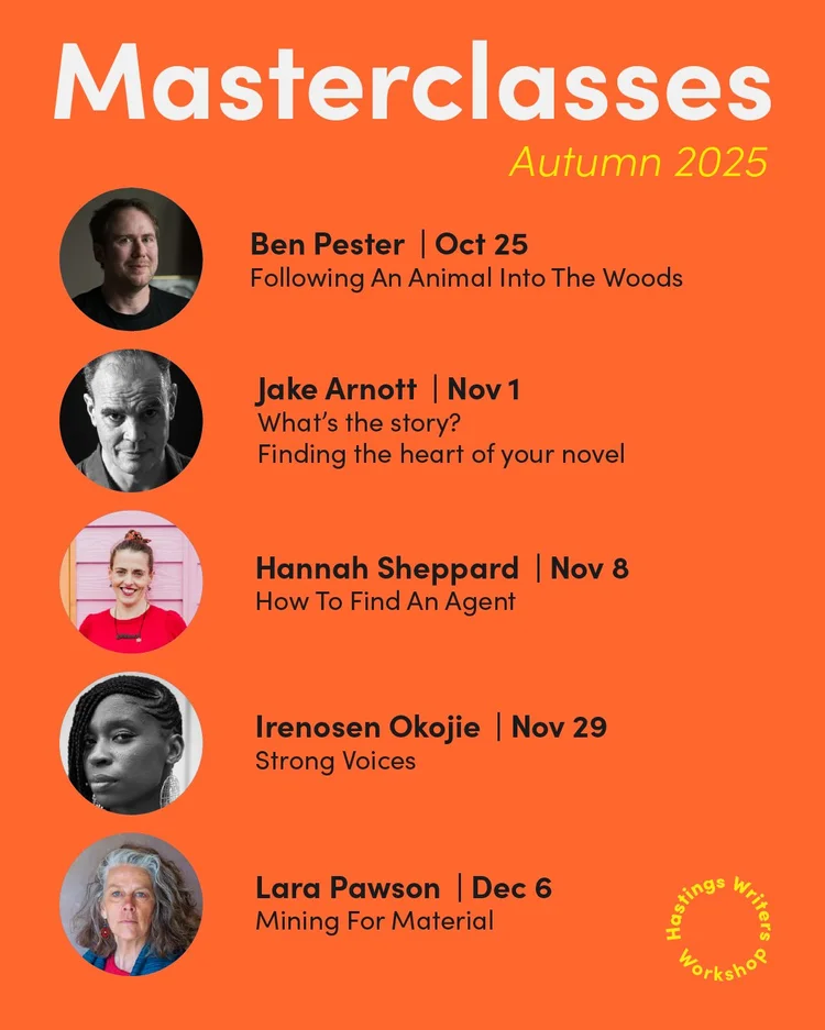 Autumn Masterclasses Now Available For Booking! — Hastings Writers Workshop