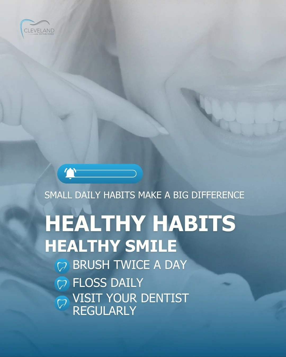 Taking care of your smile every day helps prevent problems and keeps your teeth healthy and strong.💙