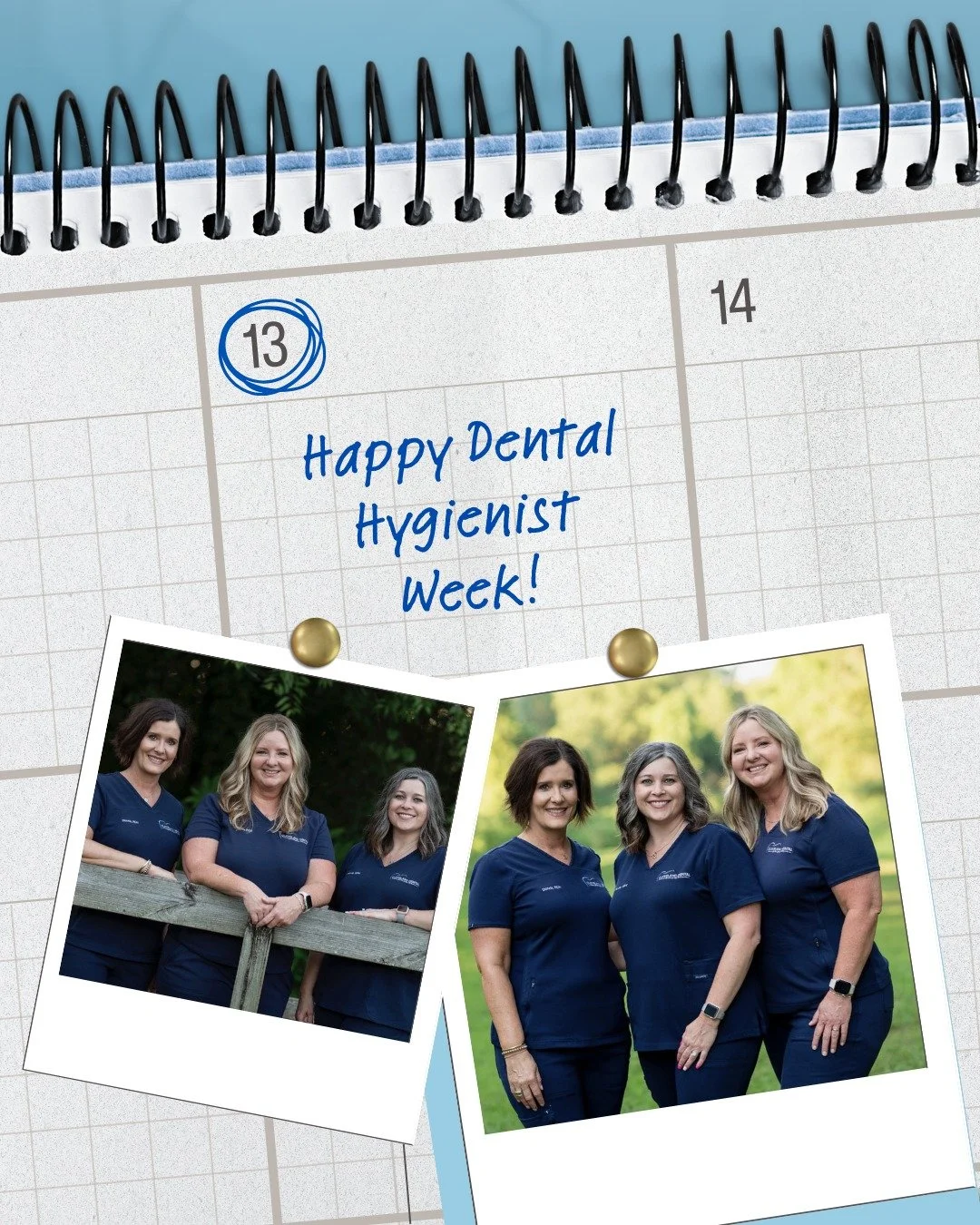 This week, we celebrate our amazing dental hygienists 🦷✨
Thank you for your dedication, care, and the important role you play in keeping our patients&rsquo; smiles healthy every day. We appreciate you!