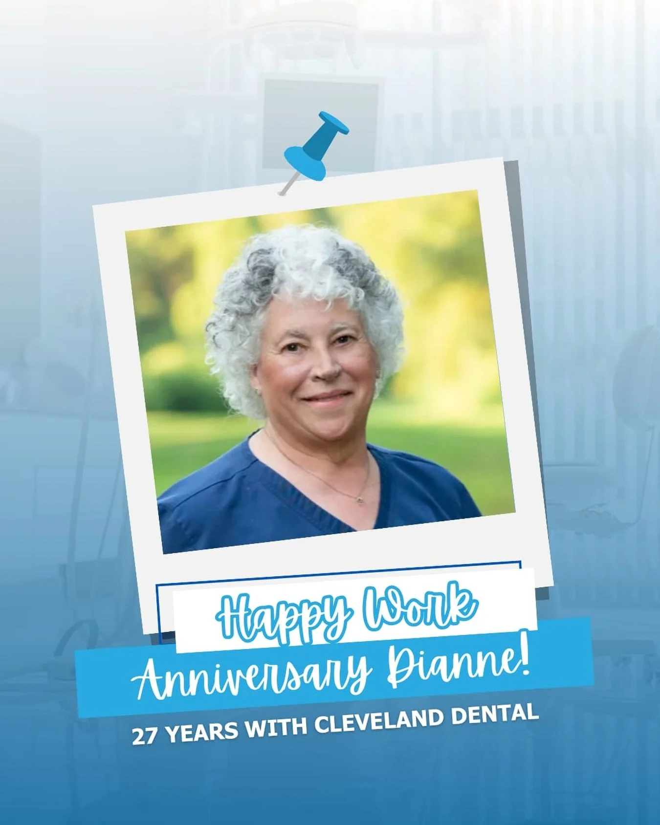 Today we&rsquo;re celebrating Dianne and her incredible 27 years with Cleveland Dental 💙🦷

Thank you for your dedication, hard work, and the care you give to our patients every day. We&rsquo;re so grateful to have you as part of our team!