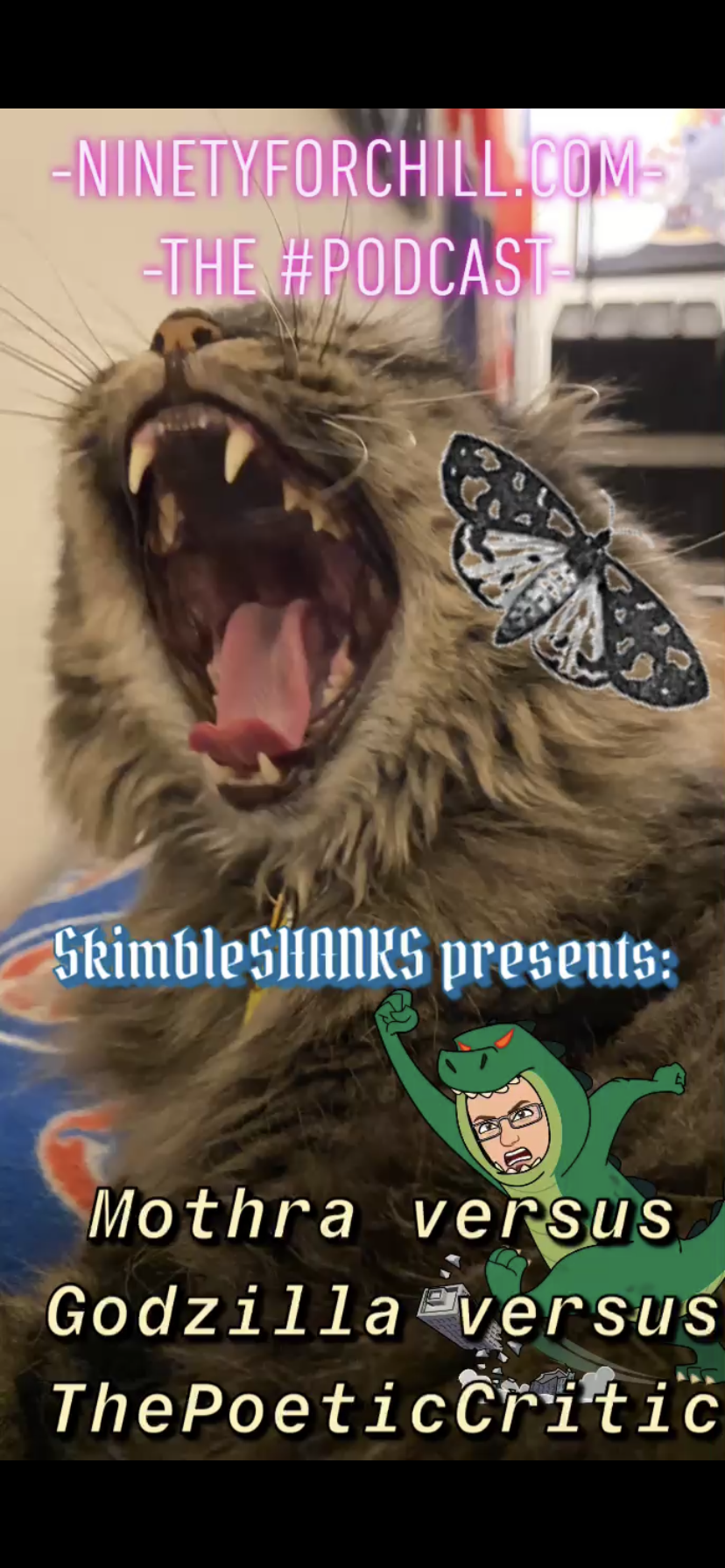 Skimble was up for giving Godzilla a challenge