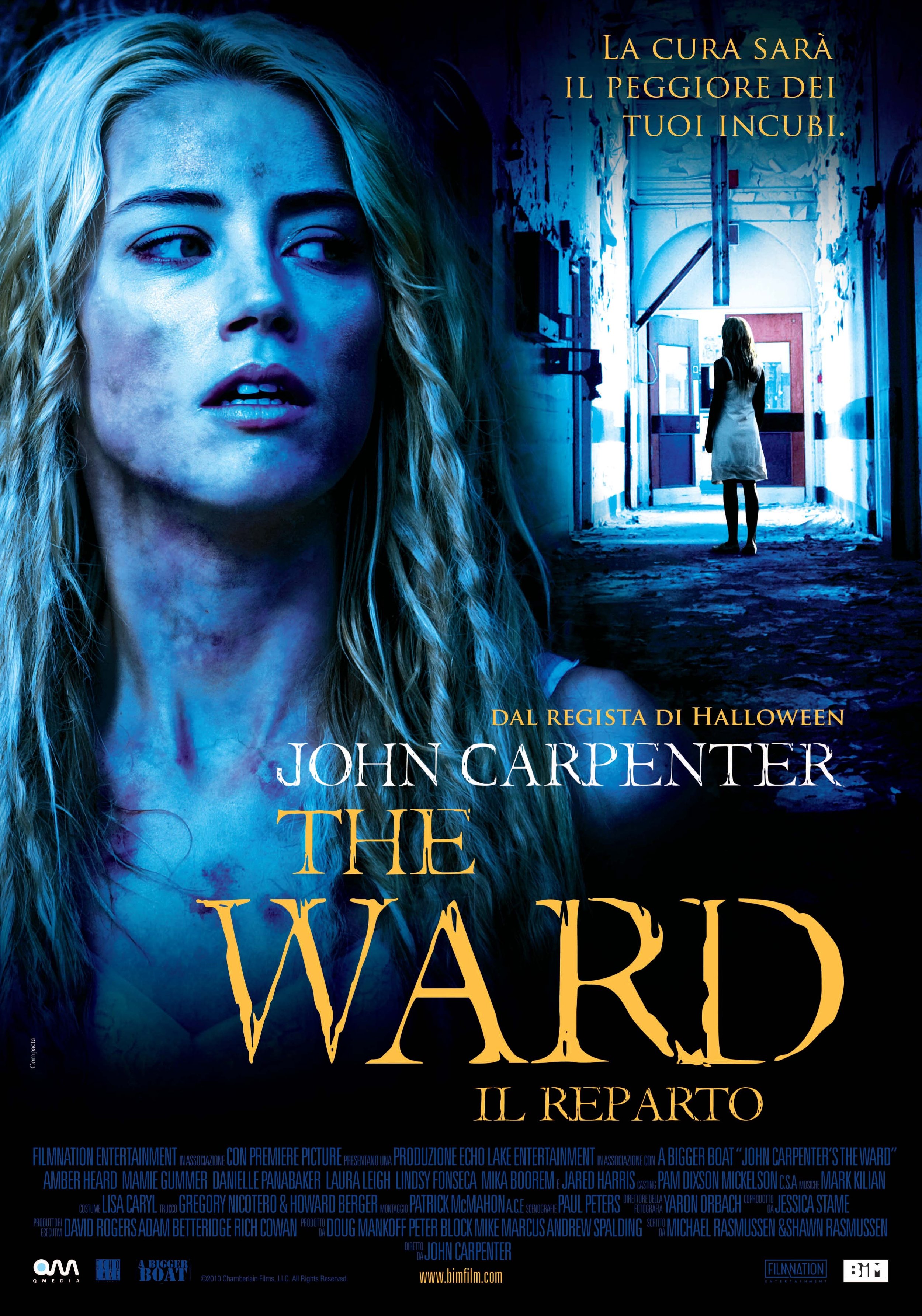 Foreign poster for  "The Ward". Image from IMDb