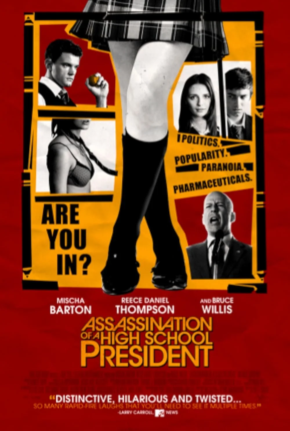 Poster for "Assassination of a High School President" - Image from IMDb