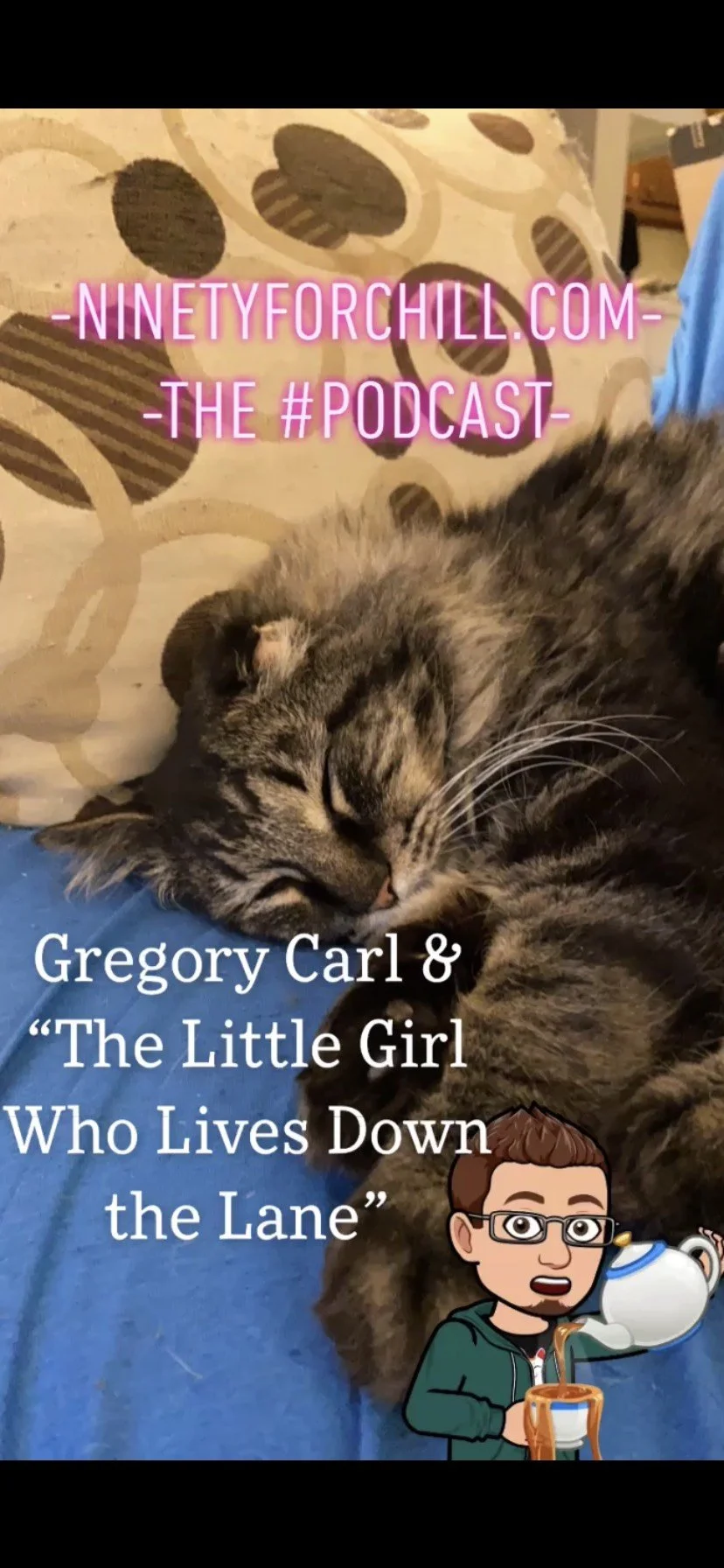 Skimbleshanks the One-Eared Angel as relaxed as a Jodi Foster tea victim