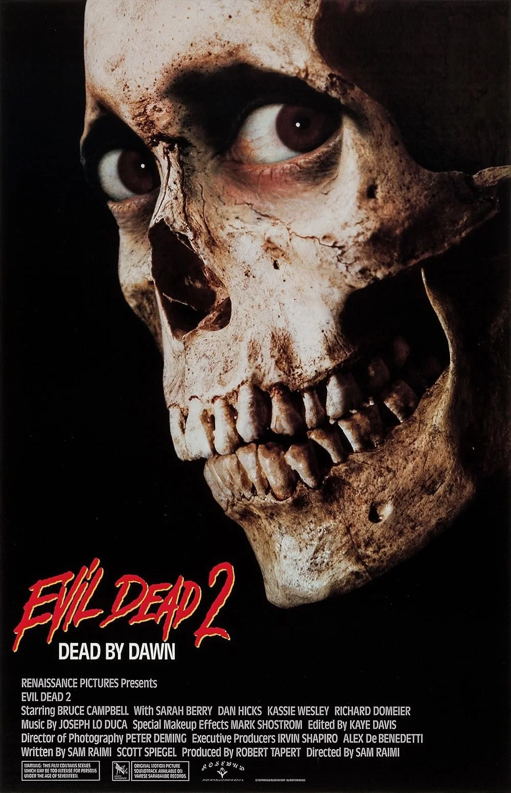 Evil Dead 2 poster - Image from IMDb