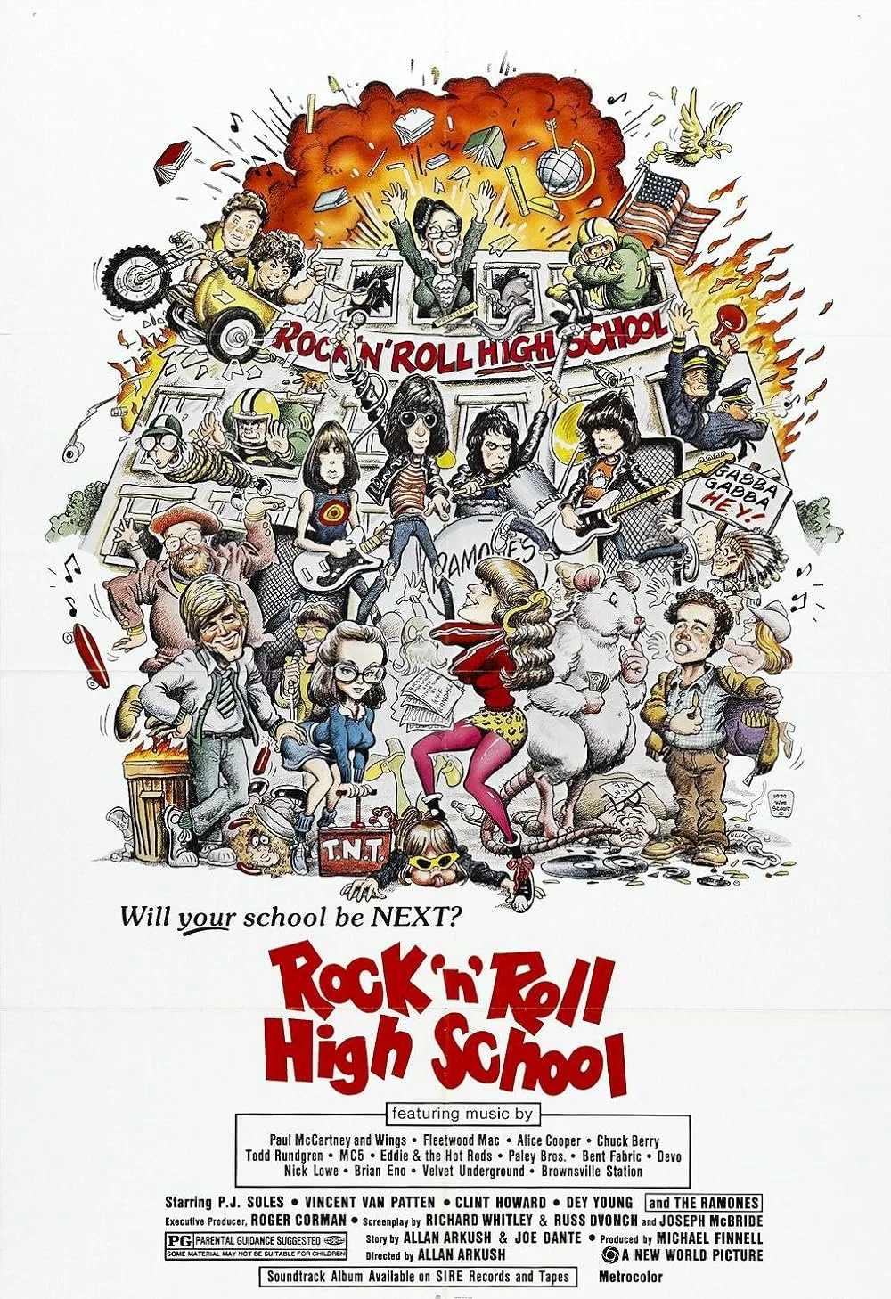 Poster for Rock n Roll High School - Image from IMDb