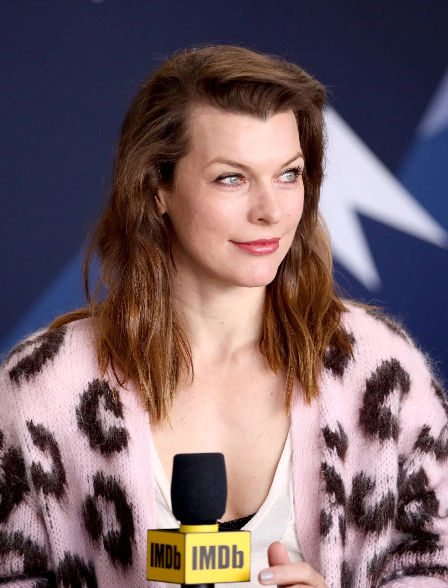 Milla Jovovich at press event - Image from IMDb