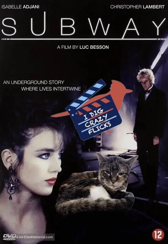 Eva the Queen Kitty takes the center of the promo art for Luc Besson's Subway.