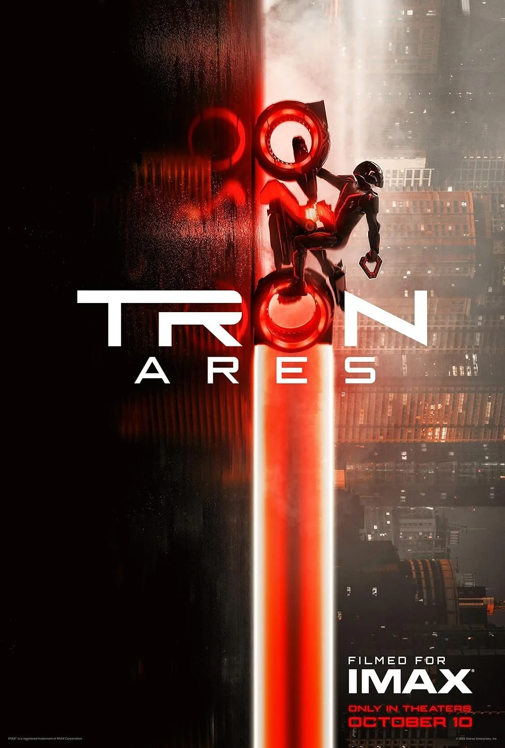 TRON: Ares poster. Image from IMDb