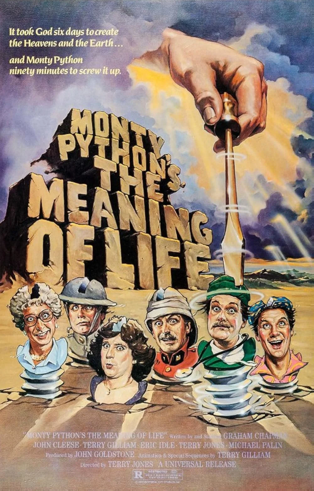 Poster for Monty Python's The Meaning of Life - Image from IMDb