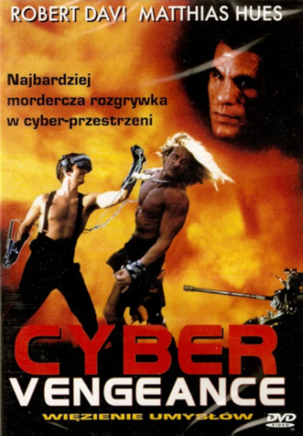 German movie poster for "Cyber Vengeance". The image is from IMDb.