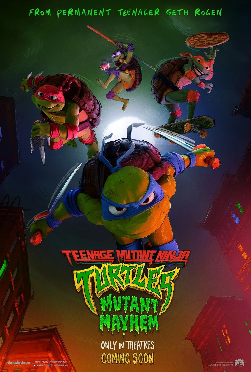Poster for Teenage Mutant Ninja Turtles: Mutant Mayhem - Image from IMDb