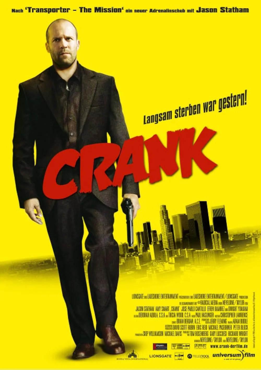 German poster for Crank - Image from IMDb