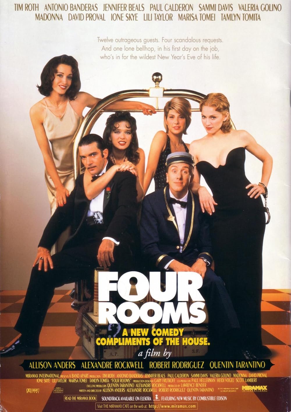 Promo art for Four Rooms (1995) - Image from IMDb