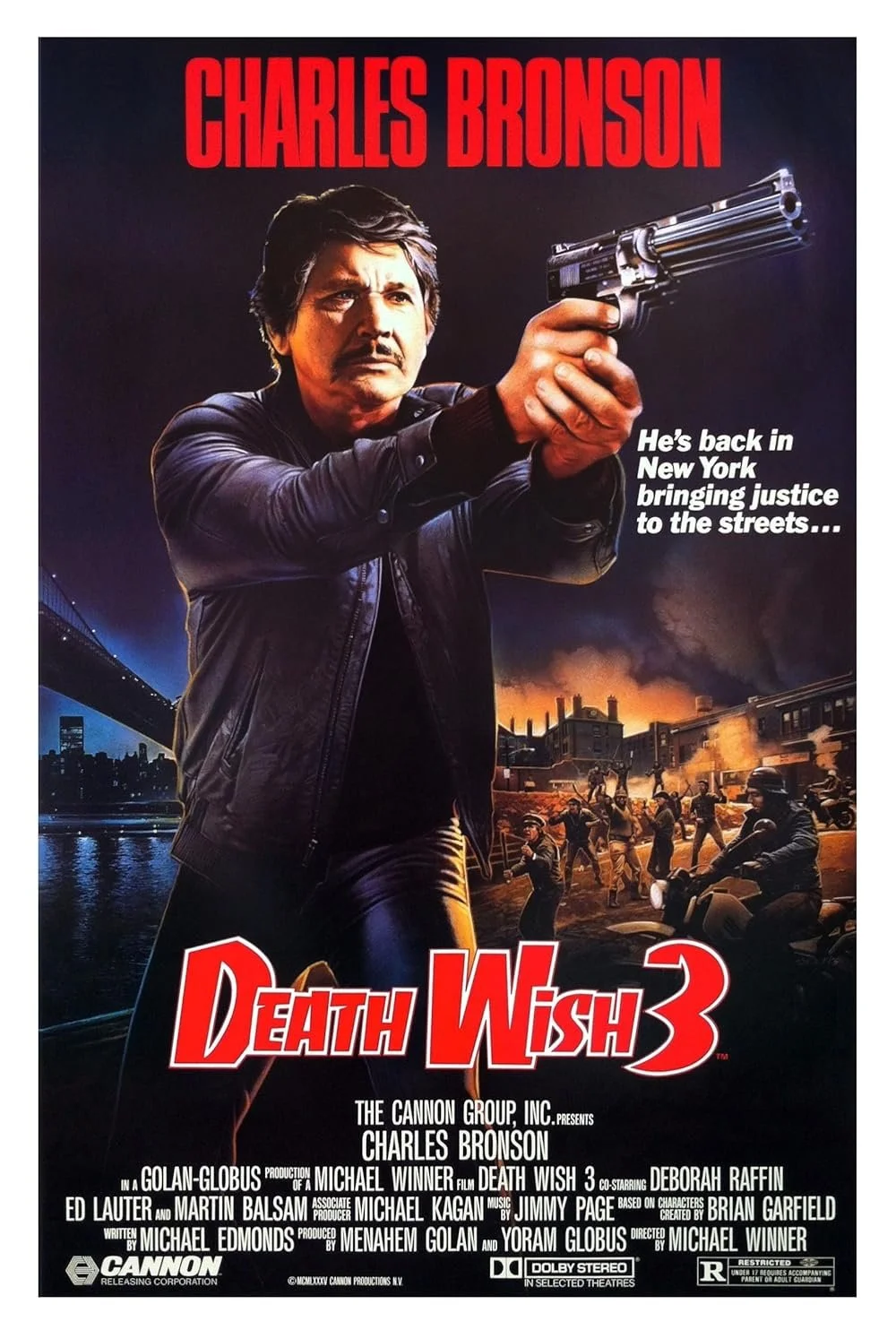 Poster for Death Wish 3 - Image from IMDb
