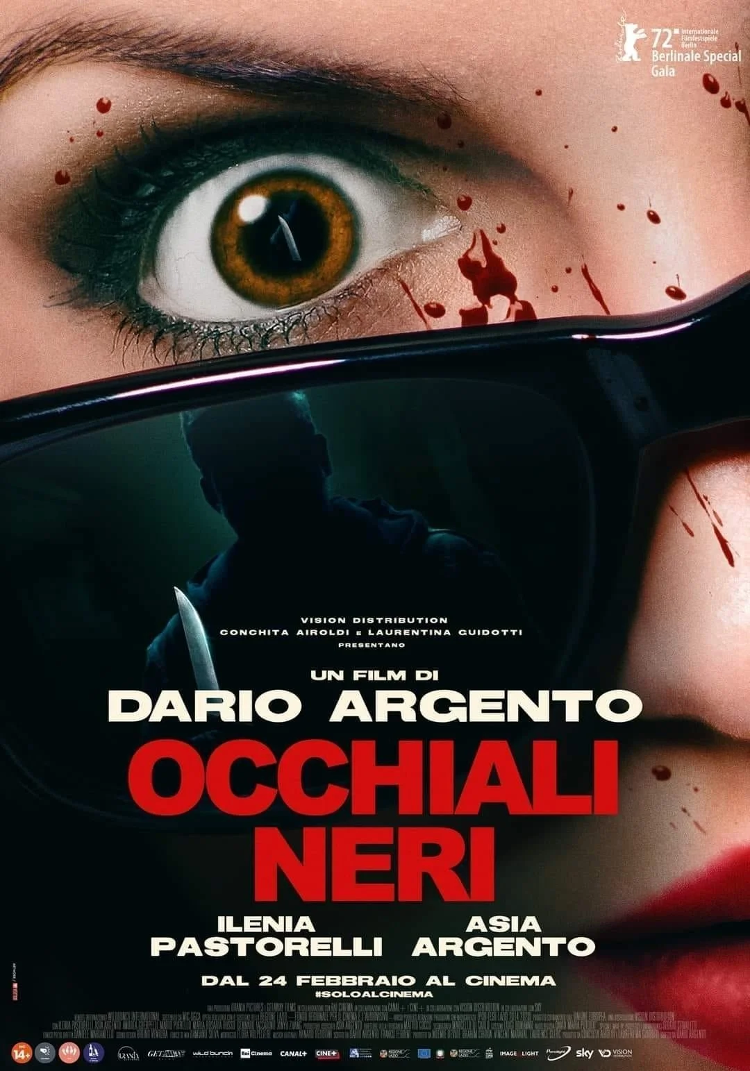 Italian promotional art for "Dark Glasses" - Image from IMDb