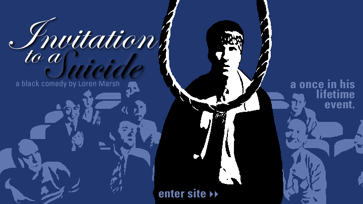 Splash image to the http://www.invitationtoasuicide.com