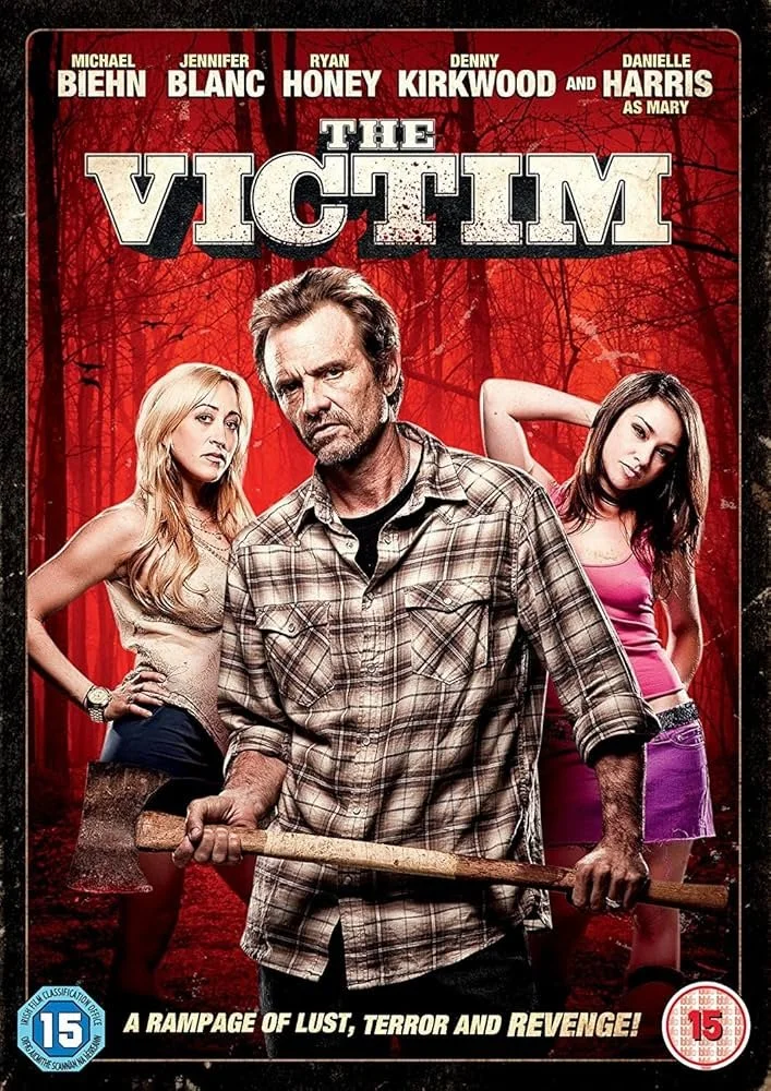 Region 2 DVD art for The Victim - Image from Amazon
